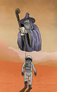 The Sorcerer Living on Mars