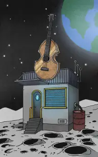 Guitar on the Moon