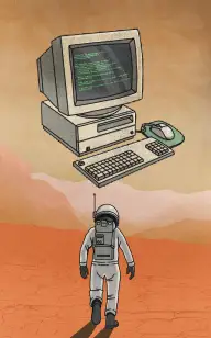 Computer on Mars