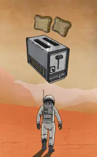 The Toaster Living on Mars