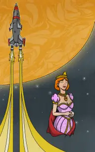 The Queen Through Space