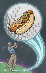 Hot Dog Space Golf