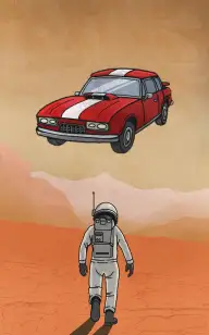 Car on Mars