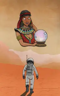 Crystal Ball on Mars