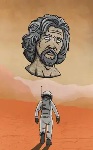 The Philosopher Living on Mars