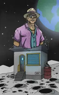 Uncle on the Moon