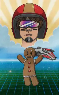 Gingerbread Space Squadron