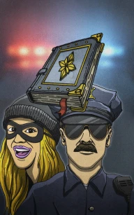 Officer! Let My Spellbook Go!