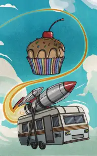 Cosmic RV Trip with Dessert