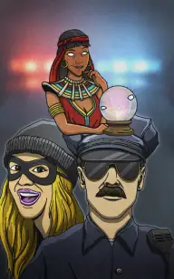 Bad Crystal Ball Under Arrest