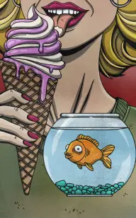 Double Swirl Fish Bowl