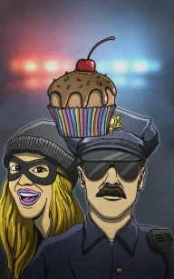 Officer! Let My Dessert Go!