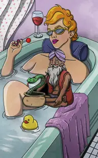 Dripping on the Beggar