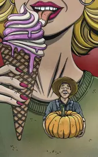 Double Swirl Pumpkin