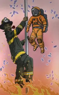 Flaming Hot Spaceman