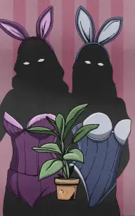 Two Ladies for One Flower