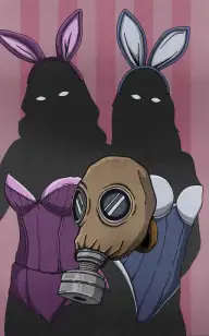 Double Gas Mask Action