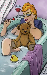 Dripping on the Teddy Bear