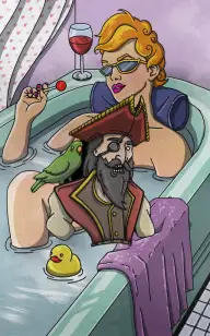 Dripping on the Corsair