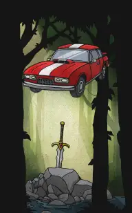 The Sword Chose the Race Car