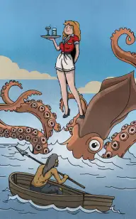 The Woman vs the Kraken
