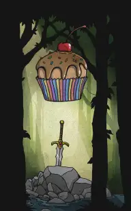 The Sword Chose the Cupcake