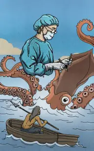 The Surgeon  vs the Kraken